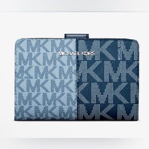 Michael Kors Dual-Tone*NAVY*Wallet